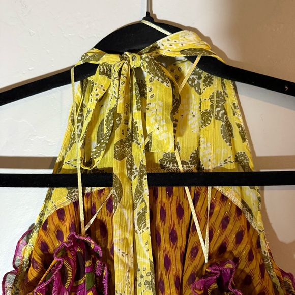 Zara La Dolce Vita Multicolor Halter Top NEW NWT - Picture 6 of 8